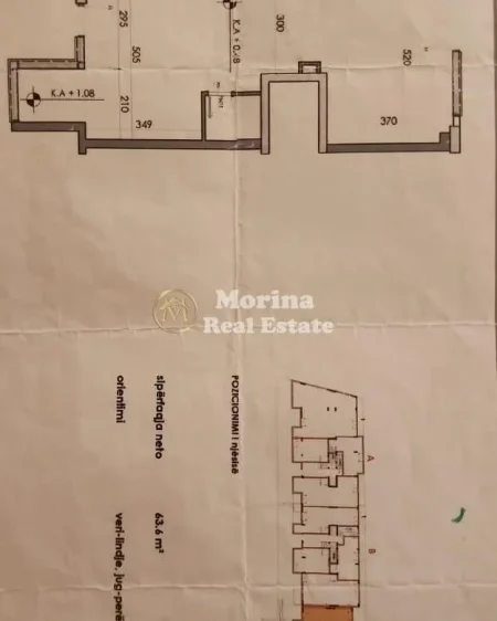 Tirane, shitet ambjent biznesi Kati 0, 63 m² 164.000 € (Kinostudio)