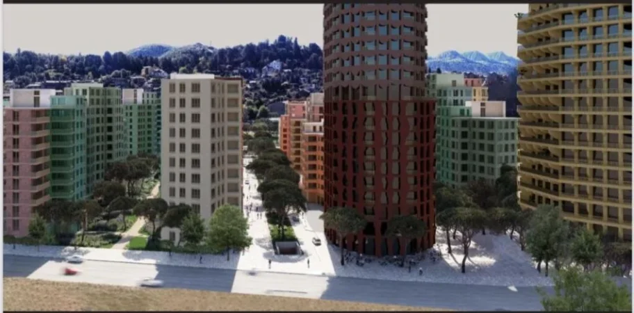 Tirane, shitet apartament 1+1 , 84 m² 79.809 € (River Park, Astir)