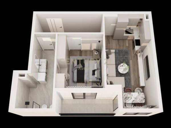 Tirane, shes apartament 1+1+Aneks+Ballkon Kati 1, 64 m² 86.400 € 