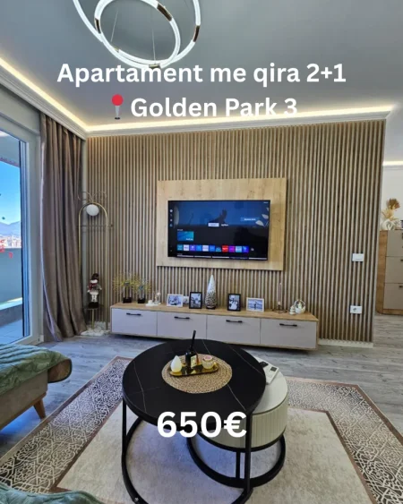 Tirane, jepet me qera apartament 2+1 Kati 6, 96 m² 650 € 