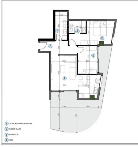 Tirane, shitet 2+1 Kati 6, 135 m² 190.000 € (Casa Italia)