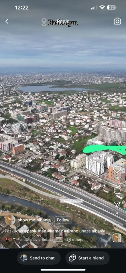 Tirane, shitet apartament 2+1+Ballkon Kati 6, 98 m² (Fundi i bulevradit)