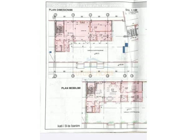 Tirane, shitet apartament 2+1+Ballkon Kati 9, 163 m² 250.000 € (Misto Mame)