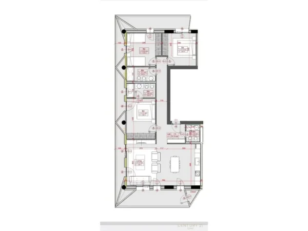 Tirane, shes apartament 3+1+Aneks+Ballkon Kati 7, 193 m² 865.000 € (Altana Residence)