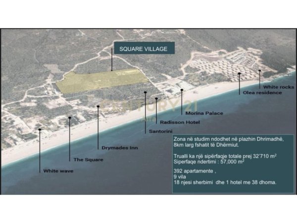 Vlore, shes apartament duplex 1+1+Aneks+Ballkon Kati 4, 107 m² 320.400 € (Square village)