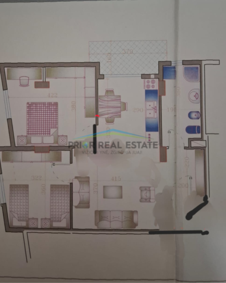 Tirane, shitet apartament 2+1 Kati 5, 94 m² 15.500.000 ALL (Astir)