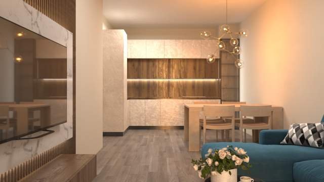 Tirane, jepet me qera apartament Kati 4, 113 m² 1.000 Euro (kompleksi kika 2)