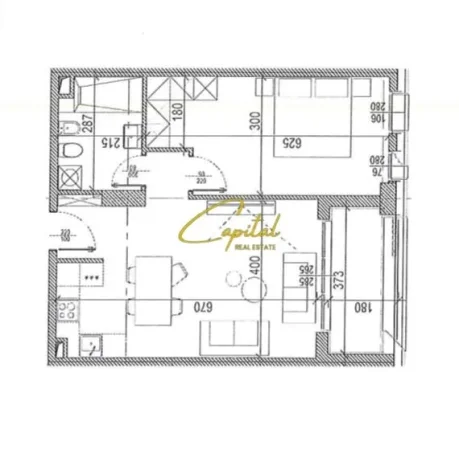 Tirane, shitet apartament 1+1 Kati 3, 80 m² (ISH PARKU)