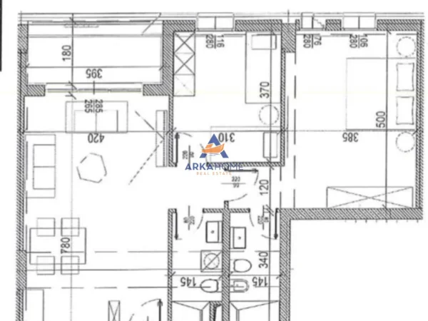 Tirane, shitet apartament 2+1+Ballkon Kati 2, 114 m² 205.200 € (PARKU AUTOBUZAVE)