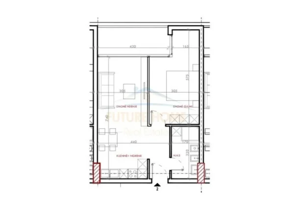 Tirane, shitet apartament 1+1+Ballkon Kati 6, 76 m² 83.000 € (Unaza e Re)