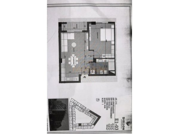 Tirane, shitet apartament 1+1+Aneks+Ballkon Kati 1, 77 m² 76.880 € (Paskuqan)
