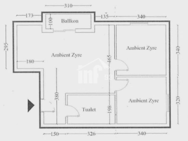 Tirane, jepet me qera zyre Kati 3, 80 m² 700 € (PRANË STADIUMIT “SELMAN STËRMASI”)