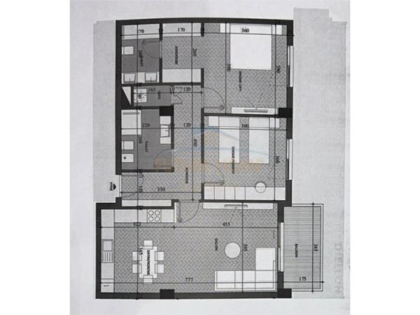 Tirane, shitet apartament 2+1 Kati 4, 115 m² 115.860 € (Kompleksi “Diellon”, Paskuqan)