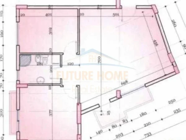 Tirane, shitet apartament 2+1+Ballkon Kati 1, 94 m² 195.000 € 