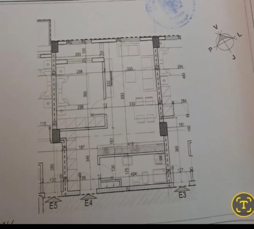 Tirane, shitet apartament 1+1+Ballkon Kati 5, 71 m² 125.000 € 