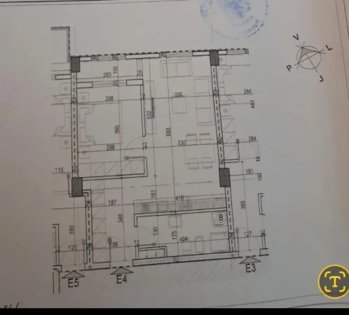 Tirane, shitet apartament 1+1+Ballkon Kati 5, 71 m² 125.000 € 