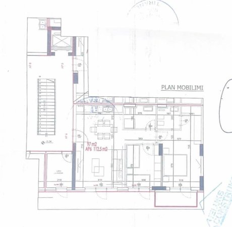 OKAZION  SHITET APARTAMENT 2+1 PALLATI I BRIGADAVE    182.000 €