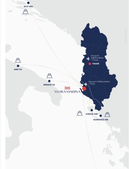 SHITET: 1+1 (+1 Post Parkimi) 📍(Vlora Marina - VIJE E PARE🔥🔥🔥) 430,000€ | 102.18m² | PAGESE ME KESTE