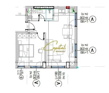 Tirane, shitet apartament 1+1 Kati 5, 71 m² 119.000 € (KODRA E DIELLIT 2)