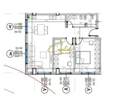 Tirane, shitet apartament 2+1 Kati 5, 95 m² 160.000 € (KODRA E DIELLIT 2)