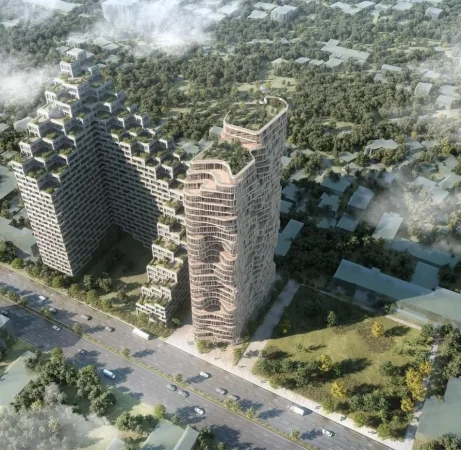 Tirane, shes apartament 1+1+Ballkon Kati 13, 97 m² 194.900 € (Top Seven Tower)