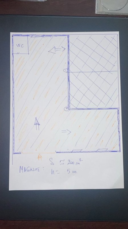 Tirane, jepet me qera magazine Kati 0, 200 m² 1.100 € (Vaqarr)