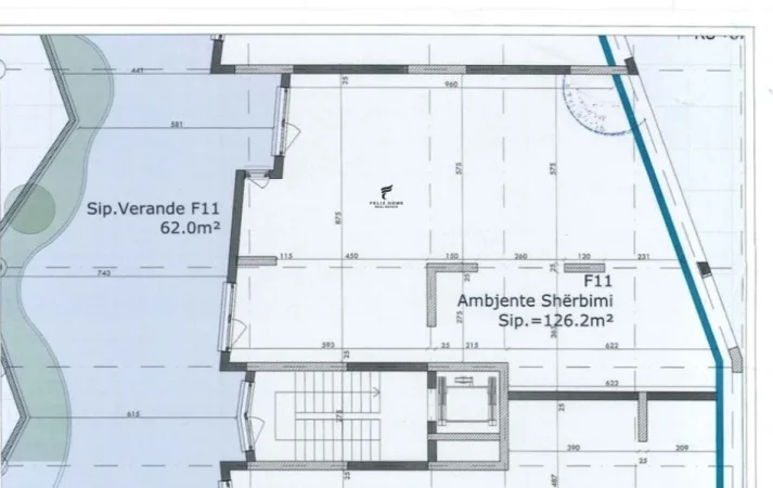 Tirane, jepet me qera dyqan Kati 0, 127 m² 1.260 € (ASTIR)