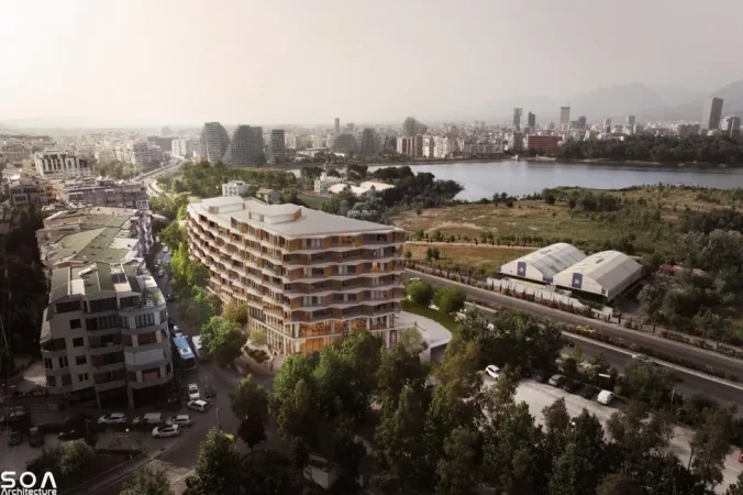 Tirane, jepet me qera ambjent biznesi Kati 5, 83 m² 1.600 € (Rr.Liqeni Thate)