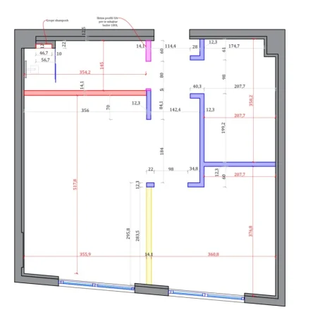 Tirane, jepet me qera ambjent biznesi Kati 5, 83 m² 1.600 € (Rr.Liqeni Thate)
