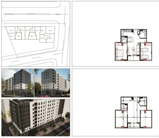 Tirane, shitet apartament 2+1 Kati 3, 84 m² 165.726 € (BULEVARDI I RI)