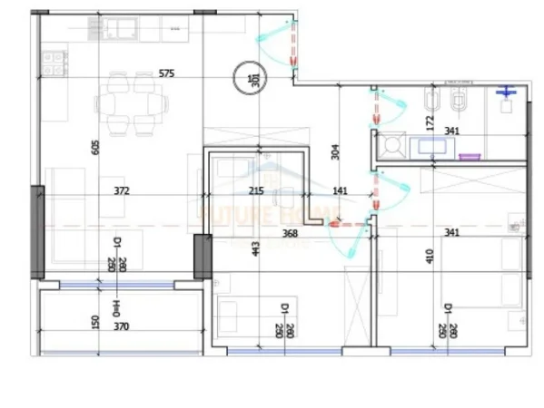 Durres, shitet apartament 2+1 Kati 2, 96 m² 116.200 € (Liburna Residence, Qerret)