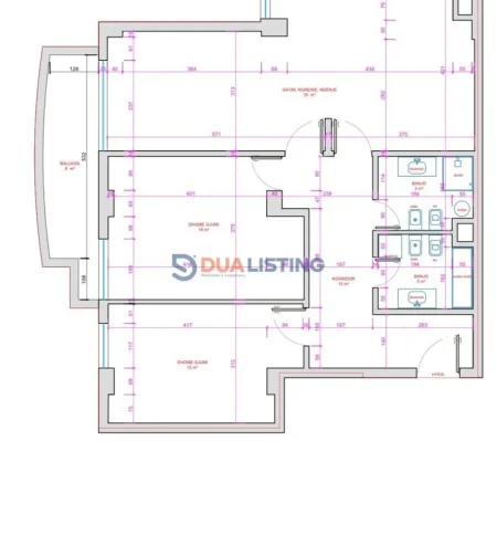 Tirane, jap me qera zyre Kati 2, 131 m² 2.200 € (Perballe Coin)