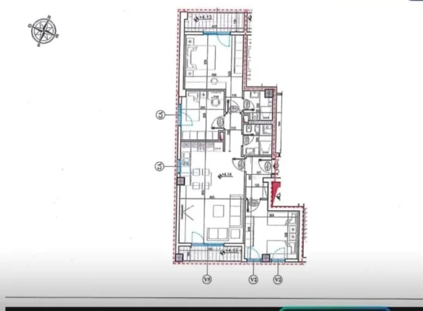 Tirane, jepet me qera zyre Kati 1, 128 m² 800 € (BULEVARDI I RI)