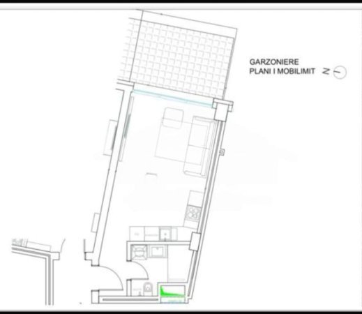 Tirane, shitet garsonier Kati 2, 42 m² 86.400 € (QYTETI STUDENTI)