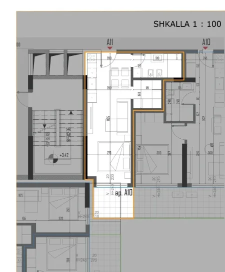 Tirane, shitet garsonier 1+1 Kati 1, 65 m² (golem)