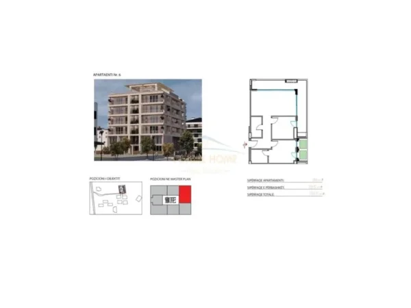 Tirane, shitet apartament 2+1+Ballkon Kati 5, 118 m² 260.700 € 