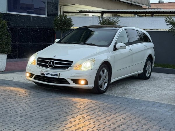 Fier, shes makine Mercedes Benz R350 Benzin Gaz 4MATIC -2010-PANORAMA-7 VENDE-FULL OPTIONS-5000 EURO-069 44 00 305 Benzin+Gaz, e bardhë automatik Klima 290.000 km 5.000 €