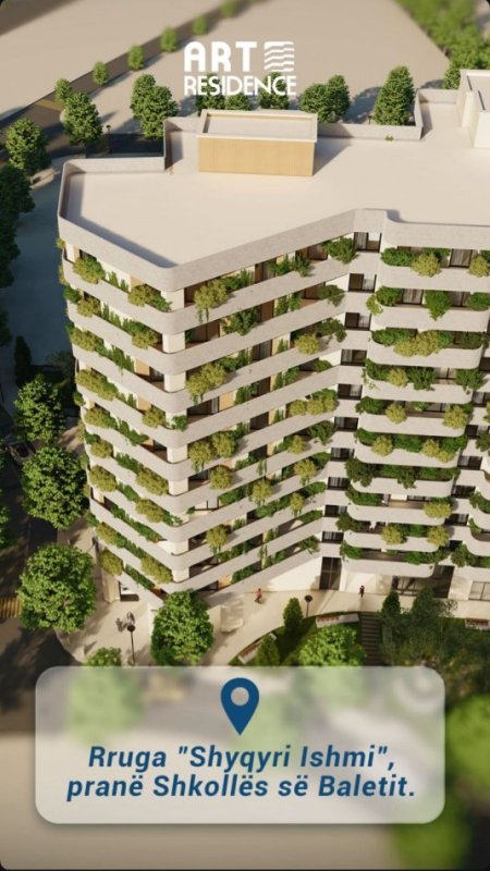 Tirane, shitet apartament 2+1+Ballkon Kati 5, 111 m² 233.000 € (Shitet Apartament 2+1 – Art Residence, Qendër Tiranë)