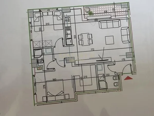 Tirane, shes apartament 2+1+Aneks+Ballkon Kati 6, 101 m² 252.975 € 