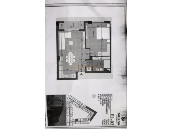 Tirane, shitet apartament 1+1 Kati 1, 73 m² 72.870 € (PASKUQAN)