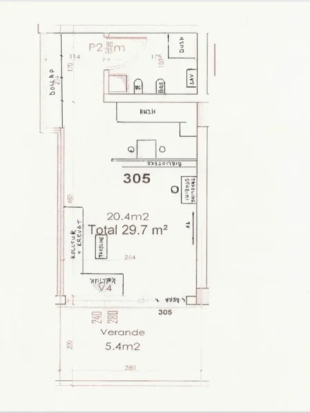 Tirane, shes studio / garsoniere  39,7 m² Kati 0 Cmimi 85 Mil Leke Qyteti Studenti)