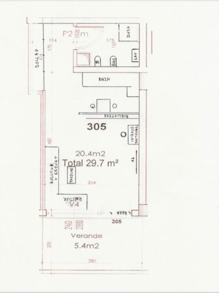 Tirane, shes studio / garsoniere  39,7 m² Kati 0 Cmimi 75,500 Euro (Qyteti Studenti)