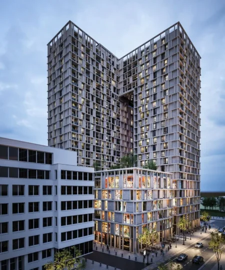 Tirane, shitet apartament 1+1+Ballkon Kati 12, 65 m² 188.000 € (Komuna e Parisit)