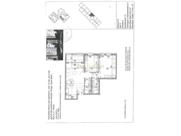Tirane, shitet apartament 2+1 Kati 2, 114 m² 206.000 € 
