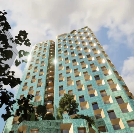 Tirane, shes apartament 1+1+Ballkon Kati 11, 75 m² 210.000 € (Bazaar Gate)