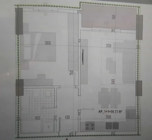 Tirane, shes apartament 1+1 Kati 1, 70 m² 84.580 € (Ramazan Citaku)