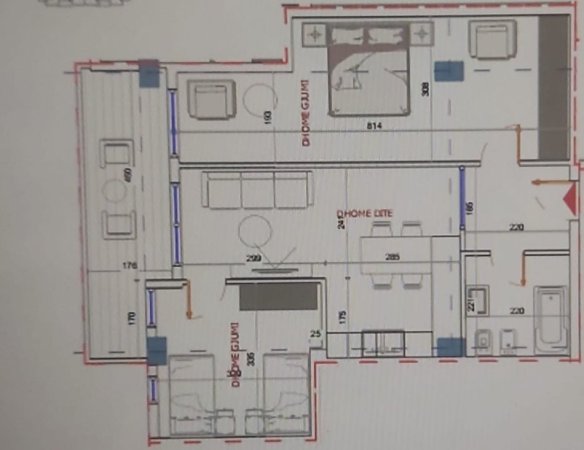 Durres, shes apartament 2+1 Kati 3, 80 m² 123.565 € (Durres)