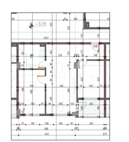 Tirane, shes apartament 2+1 Kati 0, 94 m² 94.200 € (Paskuqan)