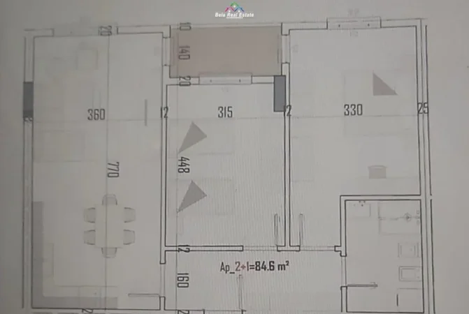 Tirane, shes apartament 2+1 Kati 4, 99 m² 74.560 € (Rruga Skanderbeg)