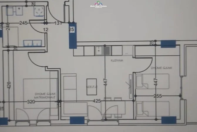 Tirane, shes apartament 1+1+Aneks+Ballkon Kati 2, 84 m² 92.400 € (Rruga Lidhja e Prizrenit)